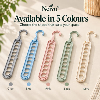 Neivo™ SpaceFold - Space-Saving Wardrobe Organiser