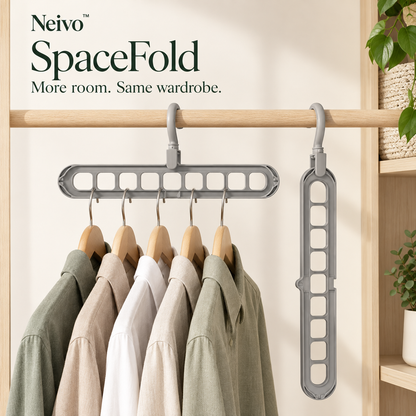 Neivo™ SpaceFold - Space-Saving Wardrobe Organiser
